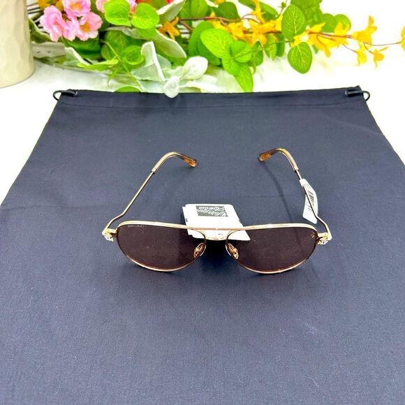 Women’s Jimmy Choo, aviator, sunglasses made in Italy - Picture 1 of 12